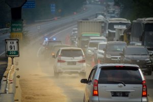 Pemberlakuan Contra-flow di Tol Cipularang