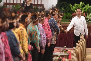 Jokowi Bertemu Tokoh Papua