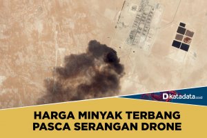 harga minyak naik setelah serangan drone