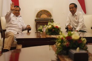 Pertemuan Jokowi-Prabowo di Istana