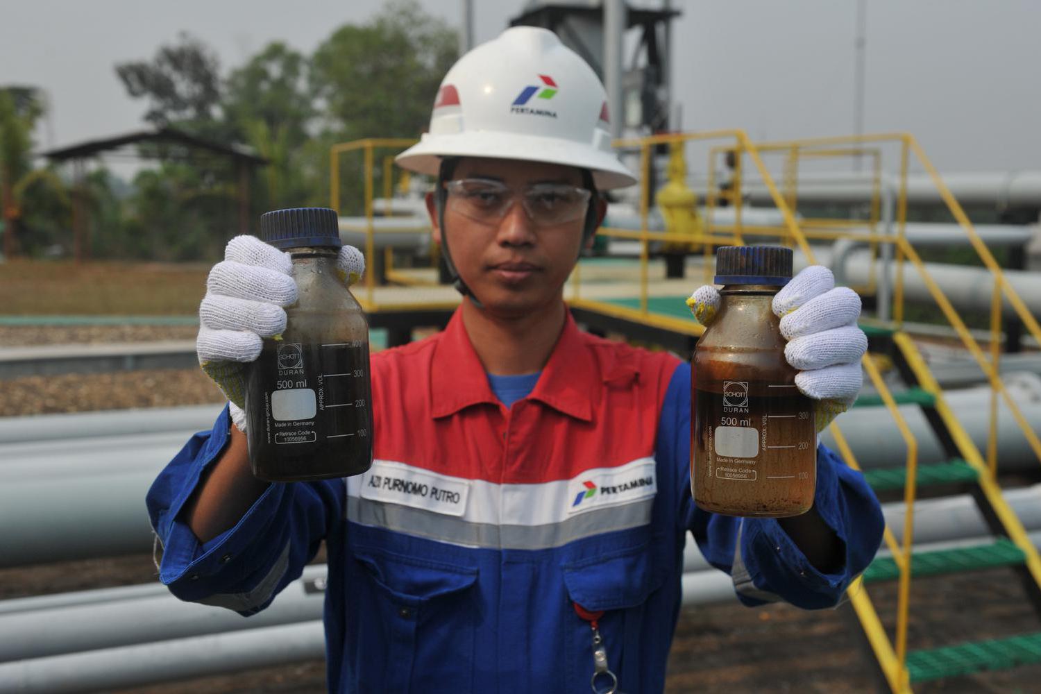 harga minyak mentah indonesia, pertamina ep, penjualan