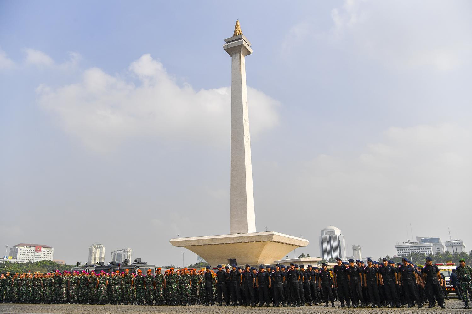 Apel Gelar Pasukan Pengamanan Pelantikan Presiden
