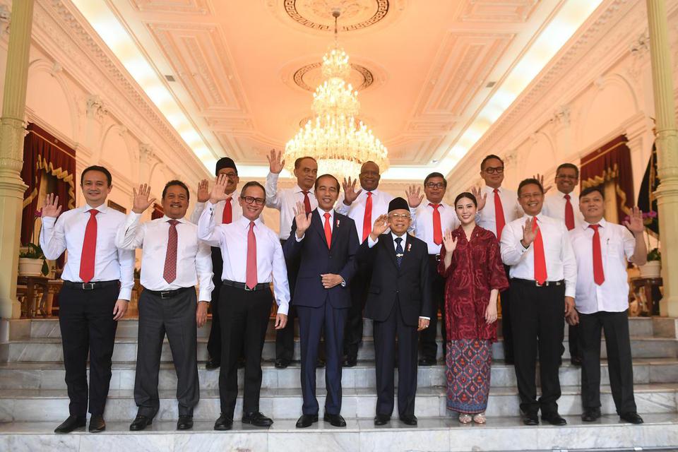 wakil menteri jokowi, kadin, kabinet jokowi 2019-2024