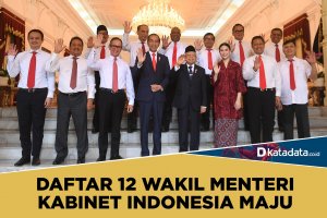 wakil menteri kabinet indonesia maju