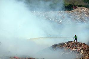 KEBAKARAN TPA DENPASAR