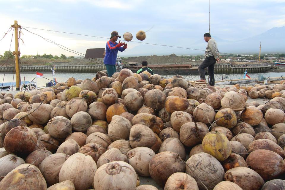 kelapa, ekspor kelapa, bappenas, hilirisasi kelapa