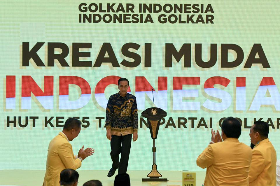 Golkar, Munas Golkar, Ketua Umum Golkar, Calon Ketua Umum Golkar, Jokowi