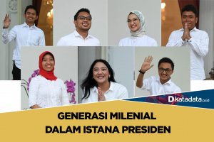 Generasi milenial di istana presiden
