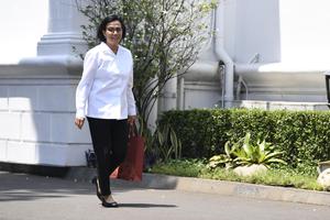 SRI MULYANI DI ISTANA KEPRESIDENAN