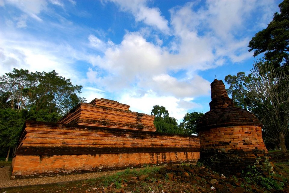 Kompleks situs Muaro Jambi, di Provinsi Jambi, peninggalan Kerajaan Sriwijaya.