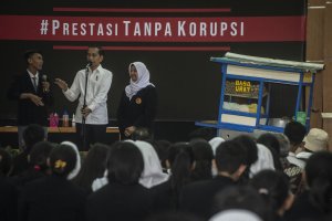 Presiden Jokowi Ditanya Siswa SMK soal Hukuman Mati untuk Koruptor