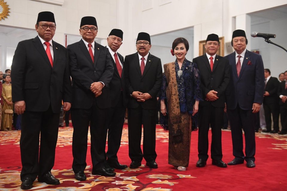 Wantimpres, Jokowi, Wiranto, Agung Laksono, Dato Sri Tahir, Arifin Panigoro, Soekarwo, Putri Kuswisnuwardhani, Habib Luthfi