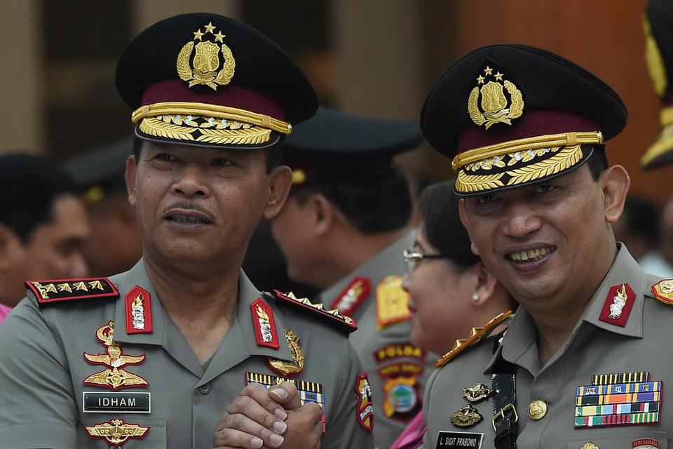 wakapolri, kabareskrim, polri tni naik pangkat