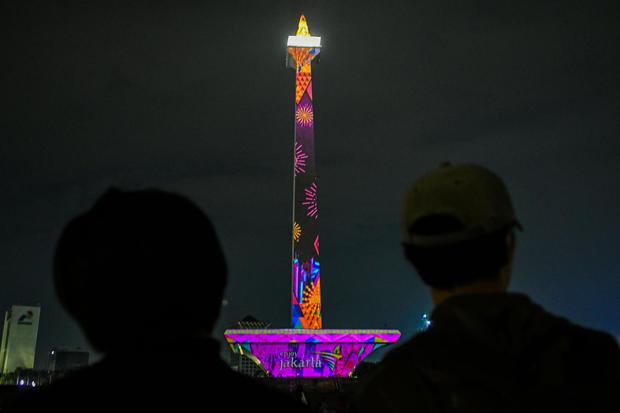 VIDEO MAPPING DI TUGU MONAS