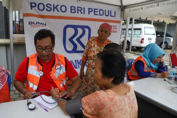 BRI - Posko Pelayanan Pengaduan Banjir Jakarta