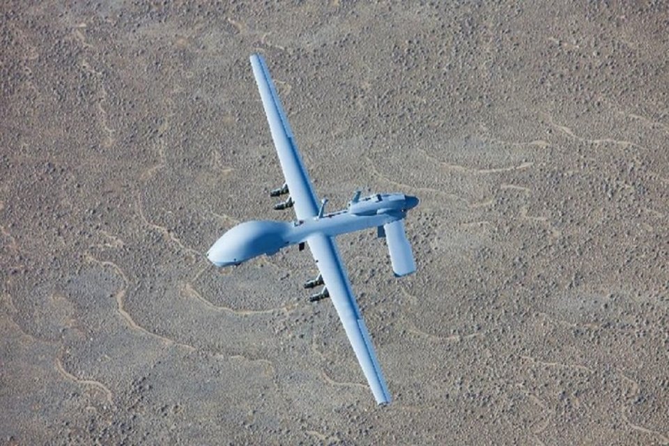 Drone MQ-9 Reaper milik AS yang membunuh Jenderal Qasem Soleimani pada Jumat, 3 Januari 2020.