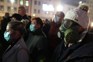 BOSNIA-POLLUTION-PROTEST
