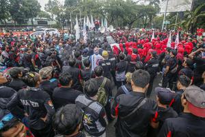 AKSI BURUH DI BOGOR