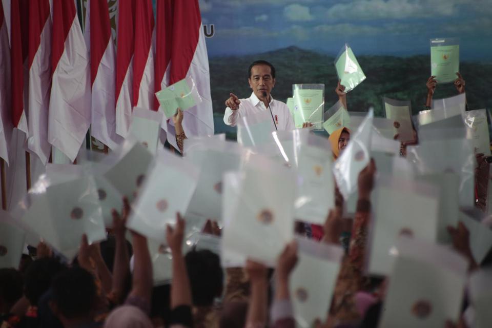 Jokowi, HGU, HGB, sertifikat tanah
