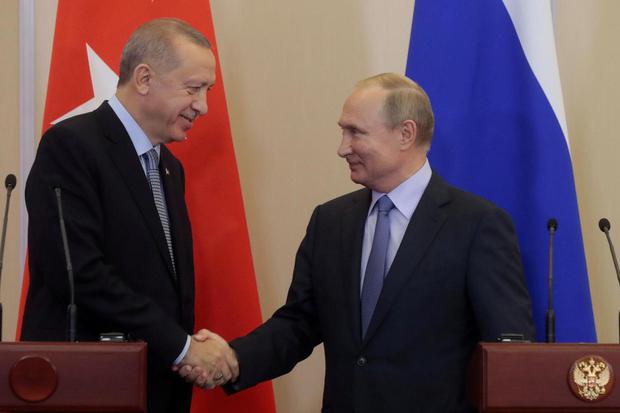 putin, erdogan, rusia, turki, gas, kerja sama
