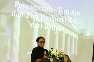 PENYAMBUTAN TIM AJU DAN TIM EVAKUASI WNI DARI WUHAN