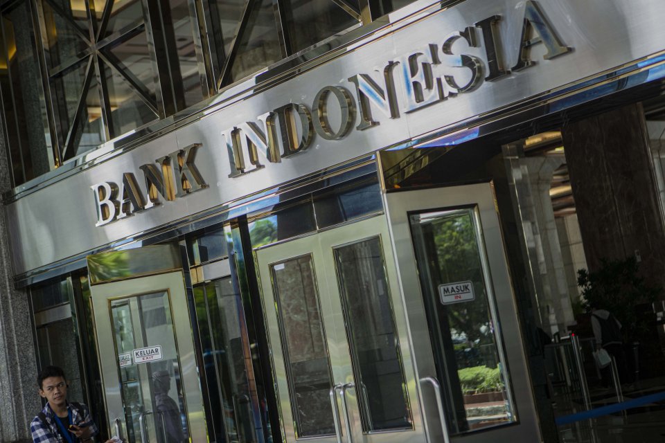 Gedung Bank Indonesia (BI), Jalan M. H Thamrin, Jakarta Pusat, Rabu (26/2/2020). Bank Indonesia resmi berdiri pada tanggal 1 Juli 1953. Sejarah Bank Indonesia berawal dari bank swasta De Javasche Bank yang dinasionalisasi.