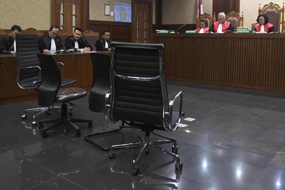 Ilustrasi, suasana ruang sidang Pengadilan Negeri Jakarta Pusat. Hakim Pengawas memundurkan proses verifikasi piutang PKPU KSP Indosurya karena kondisi tidak memungkinkan.