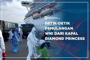 Detik-detik pemulangan WNI dari Kapal Diamond Princess