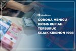 Corona Memicu Krisis Rupiah Terburuk Sejak Krismon 1998 