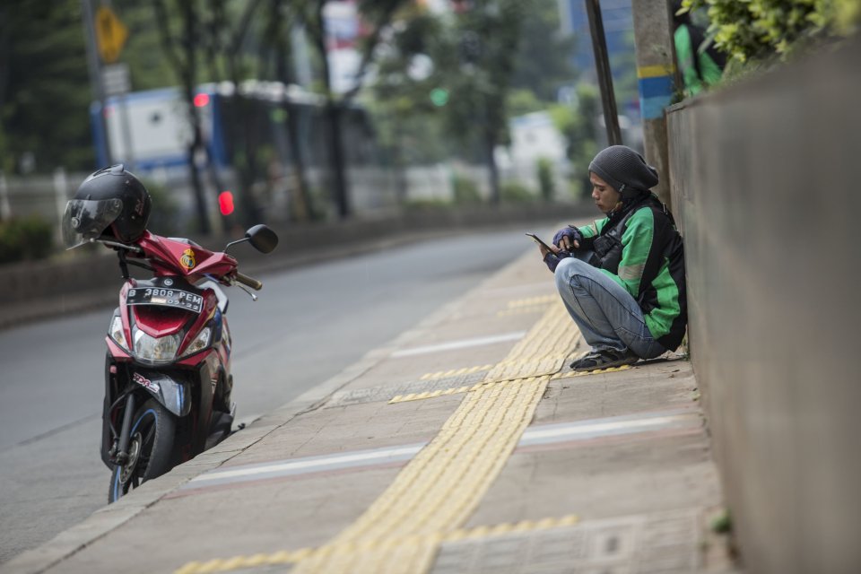 ojek online, ojol, gojek, grab, maxim, indrive