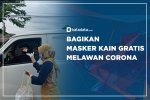 Bagikan Masker Kain Gratis Melawan Corona