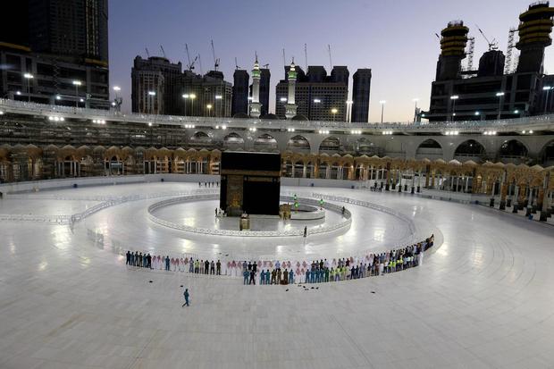 Ganoo Essa/File Photo AWW ARSIP FOTO: Pemerintah Arab Saudi menetapkan Idul Fitri pada 24 Mei 2020. 