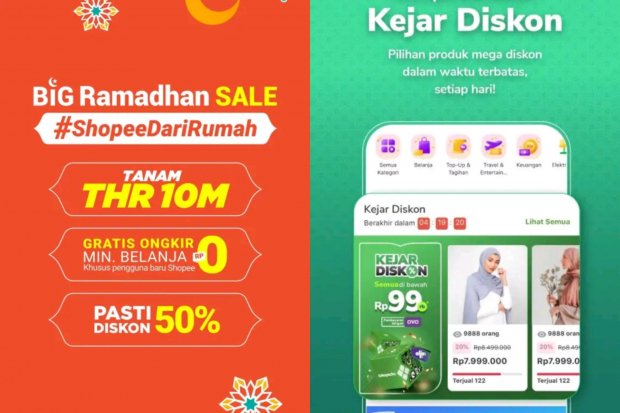 Bersaing Ketat, Shopee dan Tokopedia Rilis Fitur Baru Sambut Ramadan