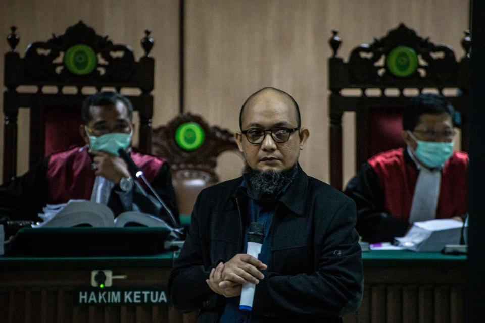 Tim Advokasi Temukan 9 Kejanggalan di Sidang Penyiraman Novel Baswedan.