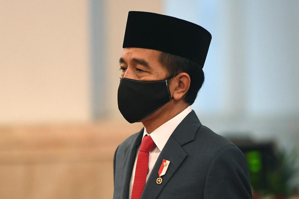 Jokowi, masker, duta besar, kementerian luar negeri, pandemi corona