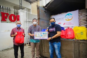 iForte Berikan Sumbangan Paket Sembako Melalui Program Bagi Asa