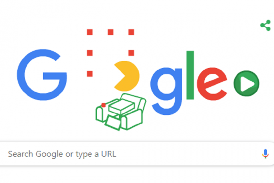 Google doodle Pac-Man