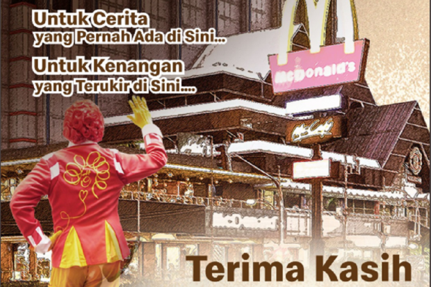 Hampir 30 Tahun Beroperasi, McDonald Sarinah Tutup Permanen per 10 Mei.