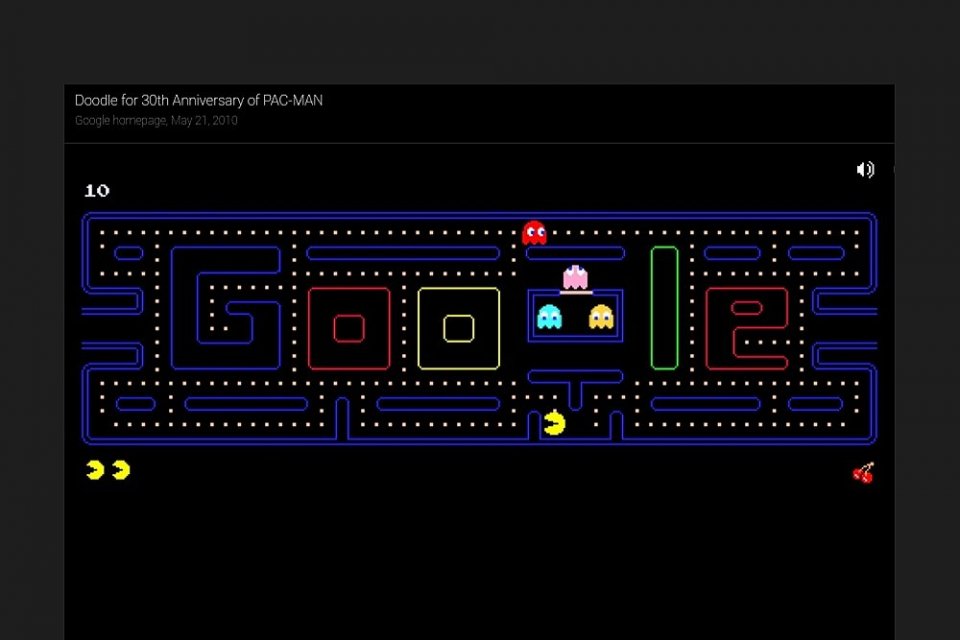 Pac-Man Games Google Doodle Populer