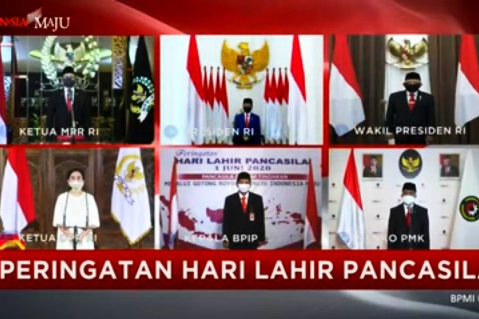 Hari Pancasila, Jokowi Ajak Warga Kendalikan Corona & Pulihkan Ekonomi