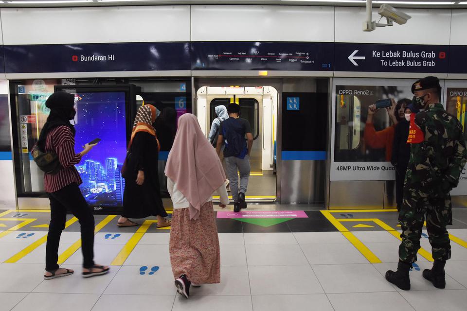 MRT Ubah Jadwal Operasional Selama PSBB Transisi Mulai Hari Ini