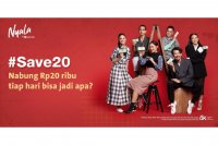 Ilustrasi #SAVE20BYNYALA oleh Bank OCBC NISP 
