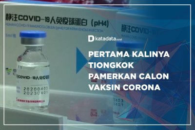 Pertama Kalinya Tiongkok Pemerkan Calon Vaksin Corona
