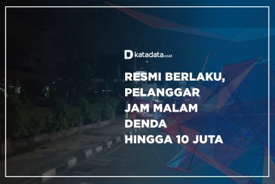 Resmi Berlaku, Pelanggar Jam Malam Denda hingga 10 Juta