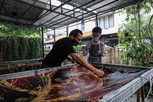 Pengrajin Batik di Kala Pandemi