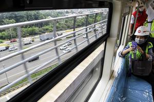 PROGRES PEMBANGUNAN LRT JABODEBEK