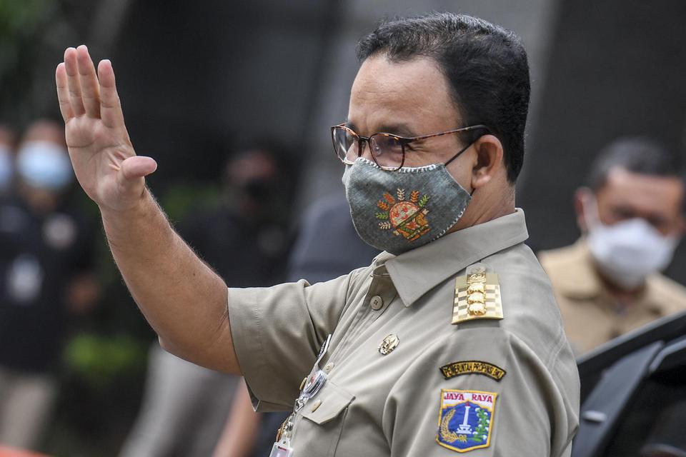 anies baswedan, jakarta, covid-19, virus corona, pandemi corona, pandemi, gerakan 3M