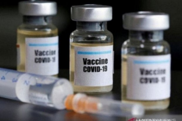 Ilustrasi, vaksin virus corona.