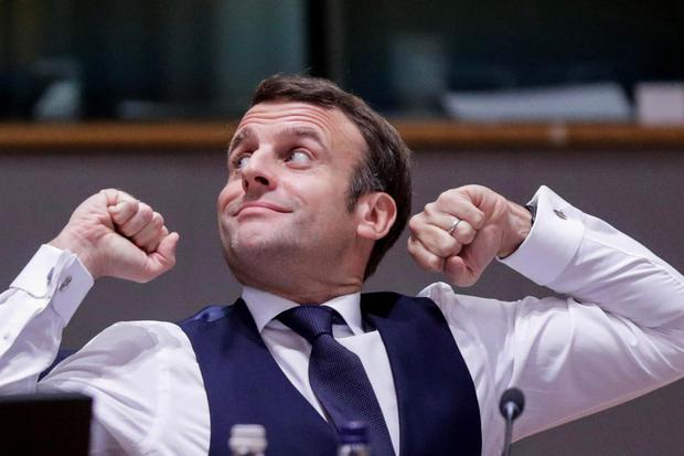 Prancis, presiden macron positif covid-19