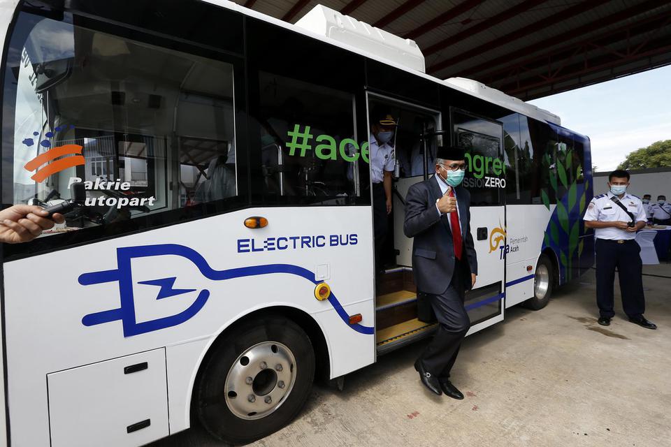 bus listrik, produksi bus listrik
